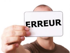 erreur